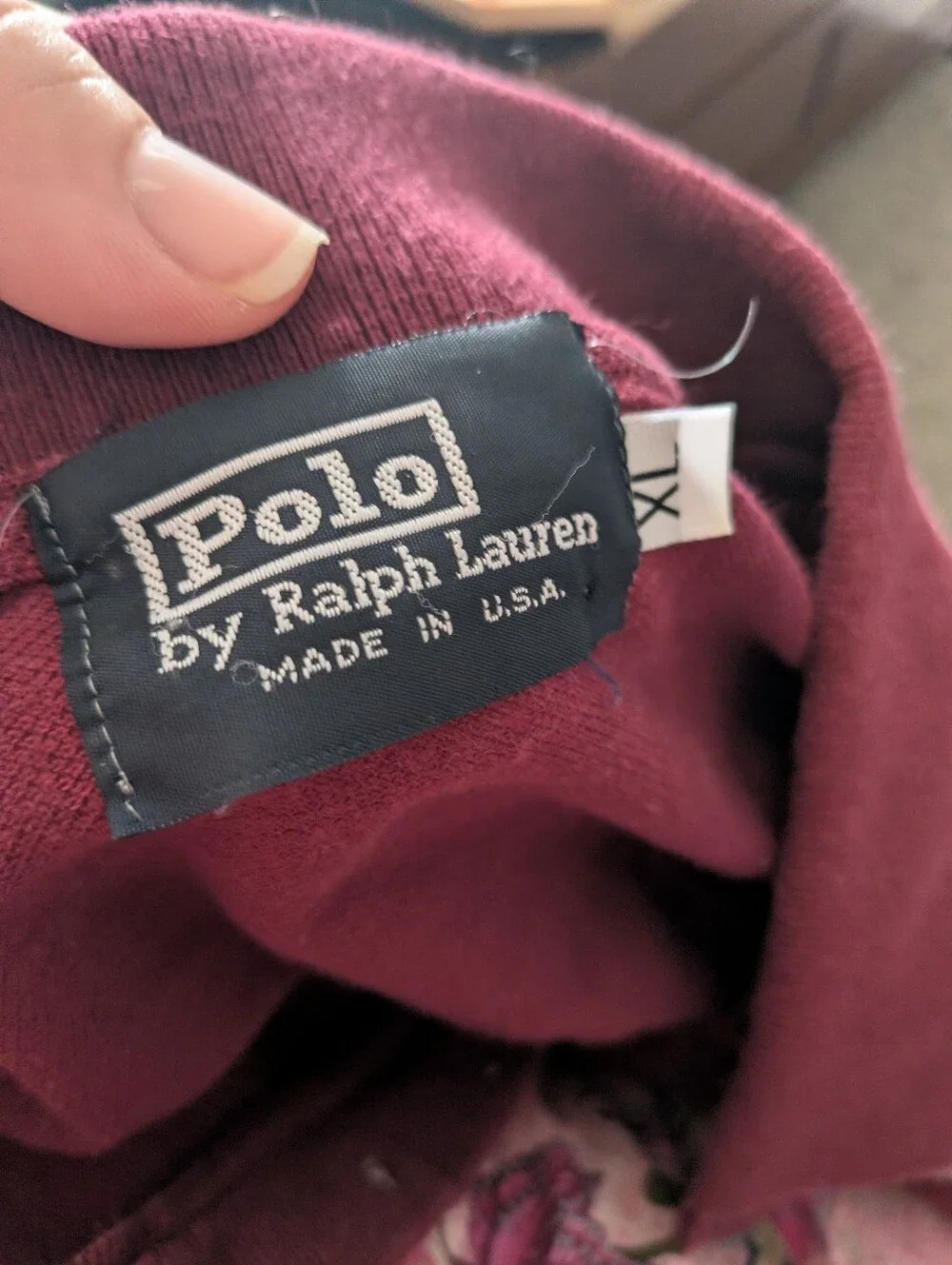 Polo By Ralph Lauren Men's Maroon Golf Polo Size XL